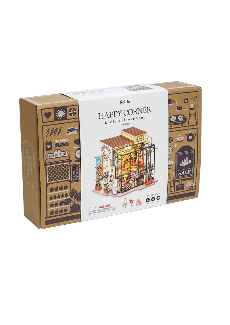 Robotime DIY Flowerist House Puzzle Emily's Flower Shop
