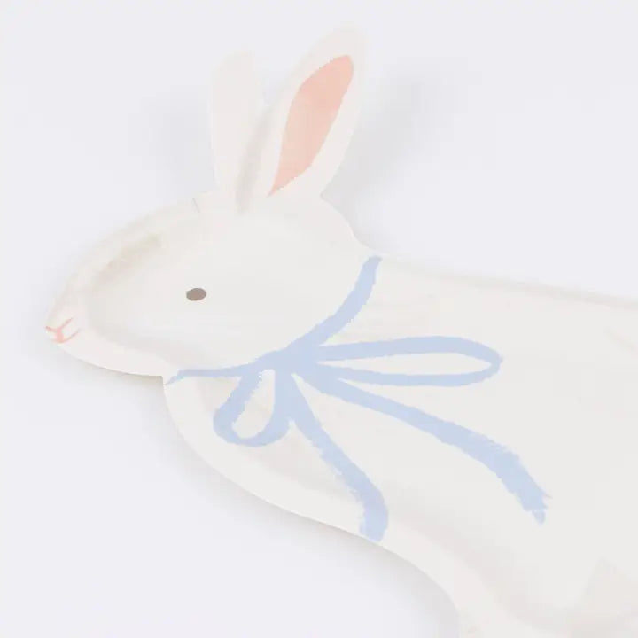Meri Meri Bunny with Bow Paper Plates