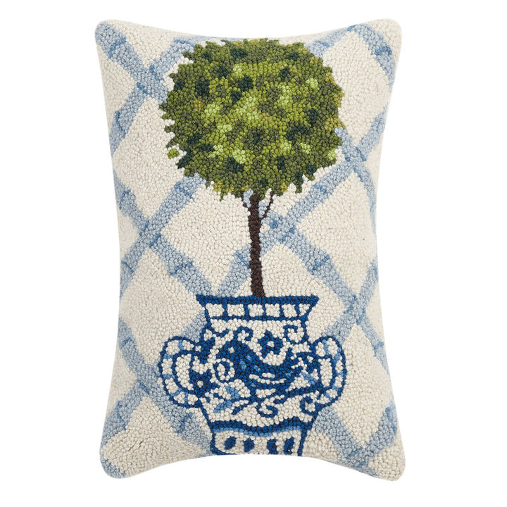 Peking Handicraft Ball Topiary Hook Pillow