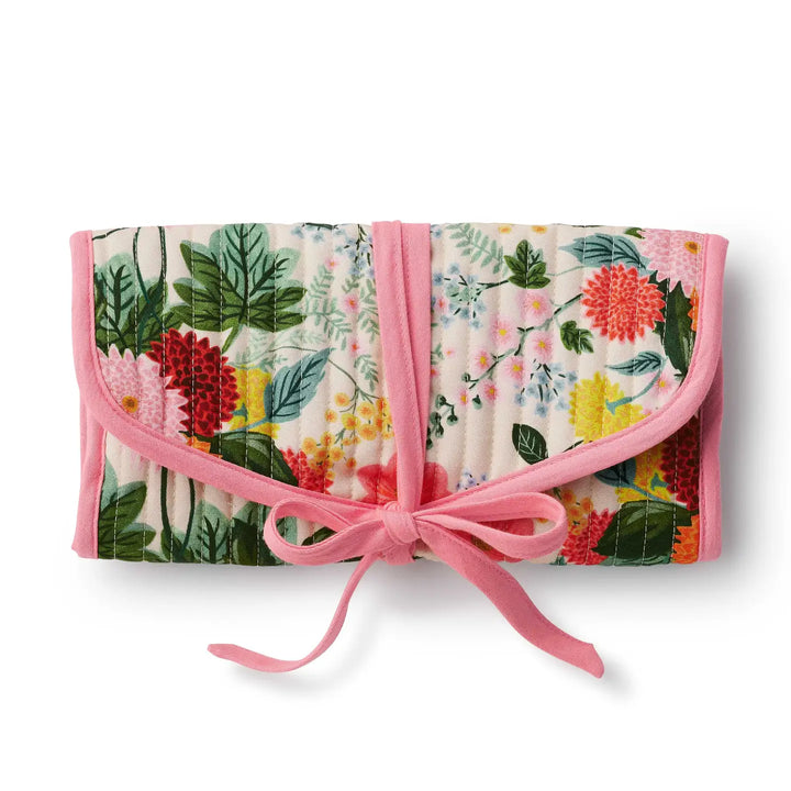 Rifle Paper Co. Dahlia Quilted Jewelry Organizer