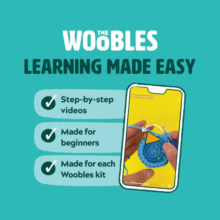 The Woobles Pastel Fox Crochet Kit