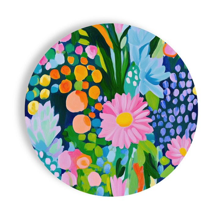 Fabuplates Bright Garden Paper Dessert Plates