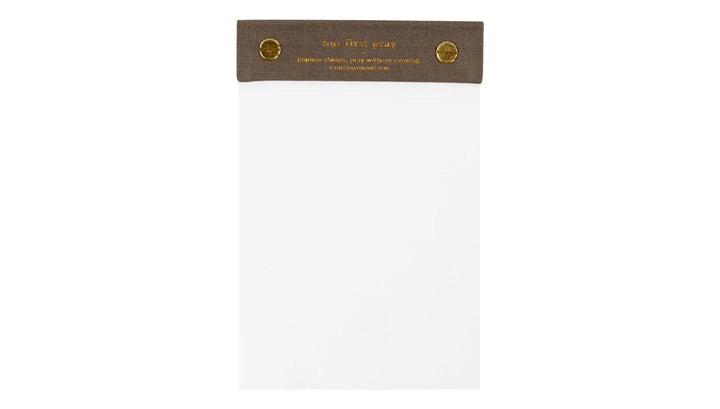 Church Notes But First Pray Desk Notepad