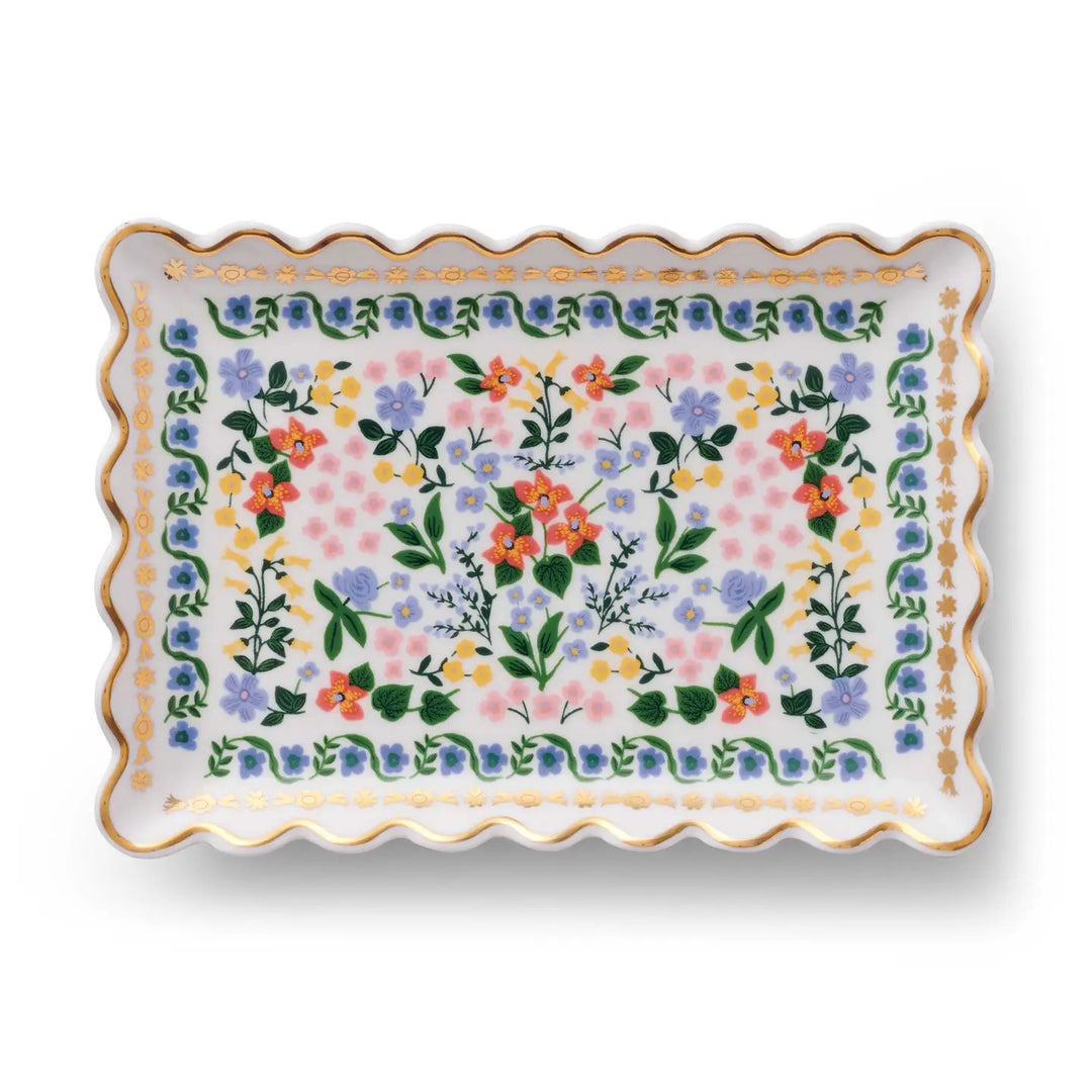Rifle Paper Co. Wildwood Porcelain Catchall Tray