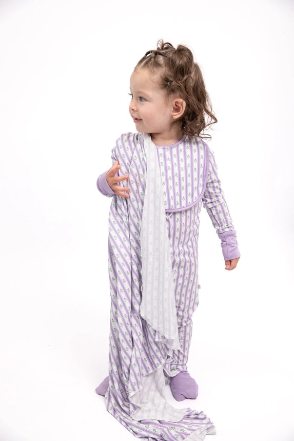 Goosies Lilac Ribbons Everything Blanket
