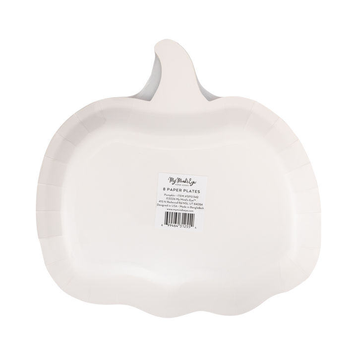 My Mind’s Eye Pumpkin Paper Plates