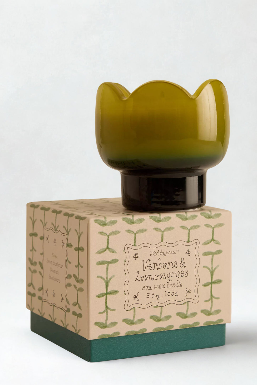 Paddywax Tulip Glass Candle