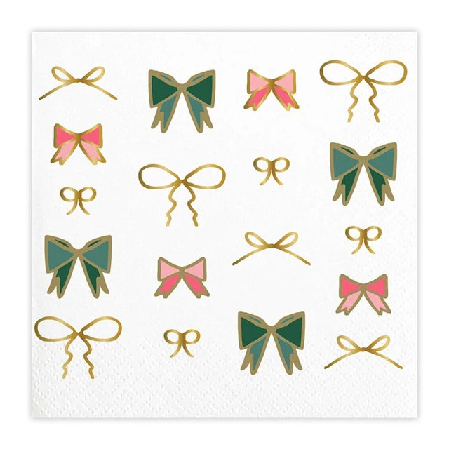 Knots and Bows Foil Paper Napkins