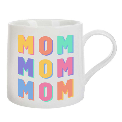 Mom Mom Mom Jumbo Ceramic Mug