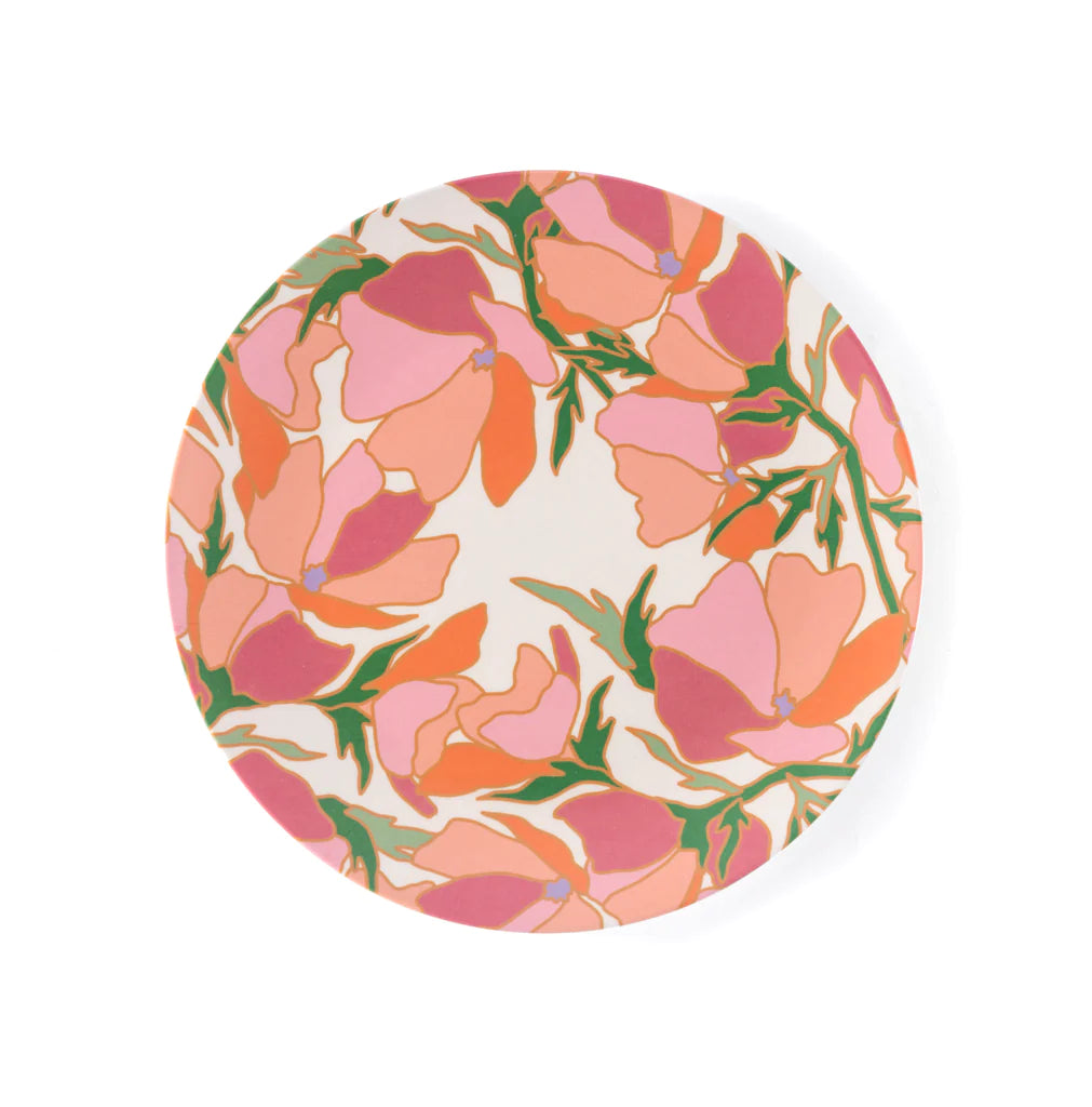 Primavera Melamine Floral Appetizer Plate