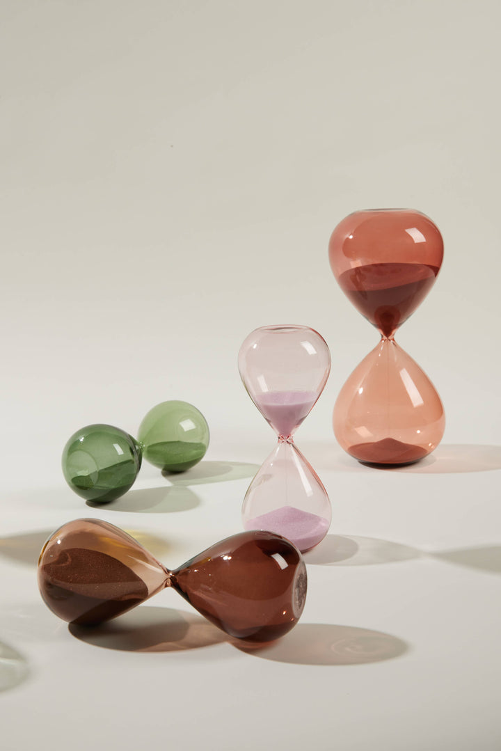 DesignWorks  15 Min Smoky Quartz Hourglass