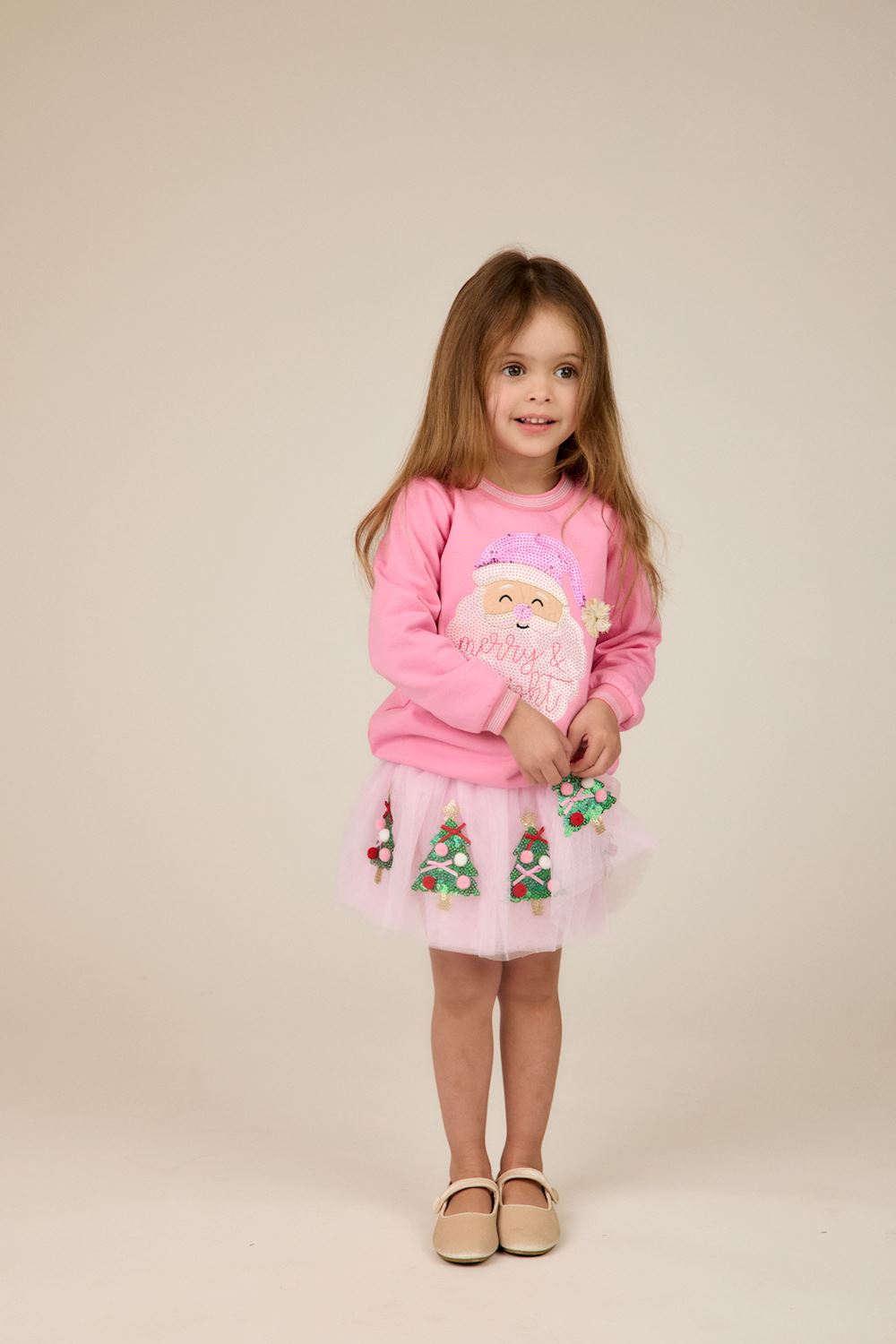 Kid's Sequin Christmas Tree Tutu