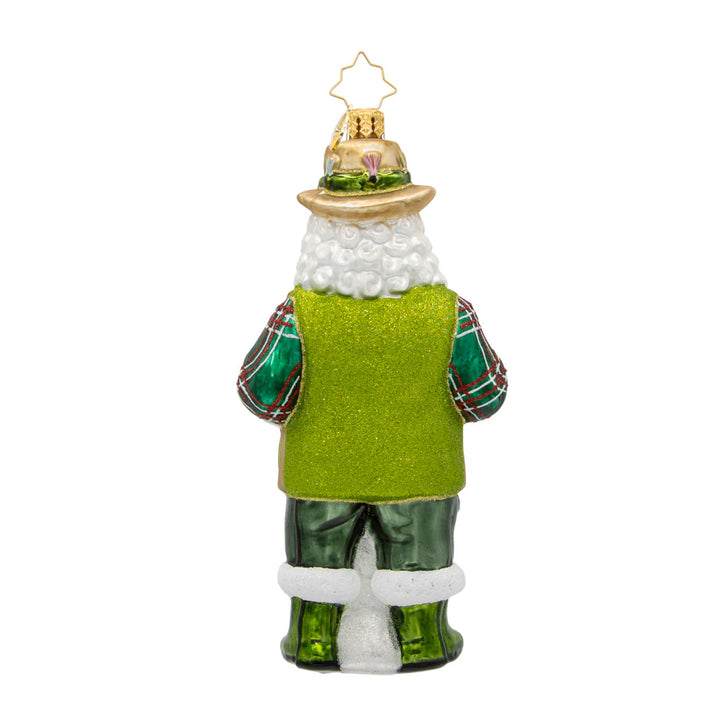 Christopher Radko Fly Fisher Claus Ornament