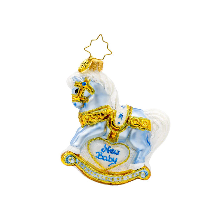 Christopher Radko Baby's First Foal Gem Ornament