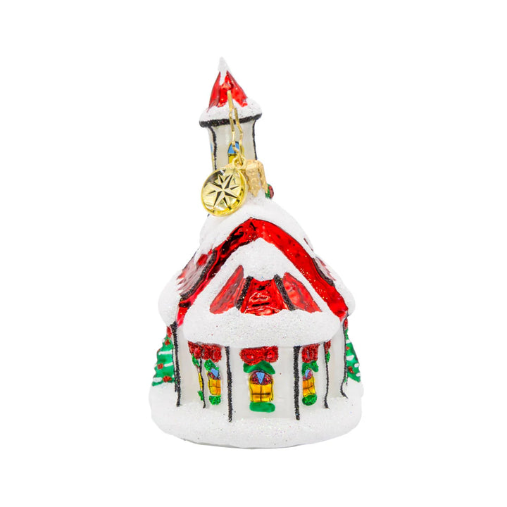 Christopher Radko Holly Bell Chapel Gem Ornament