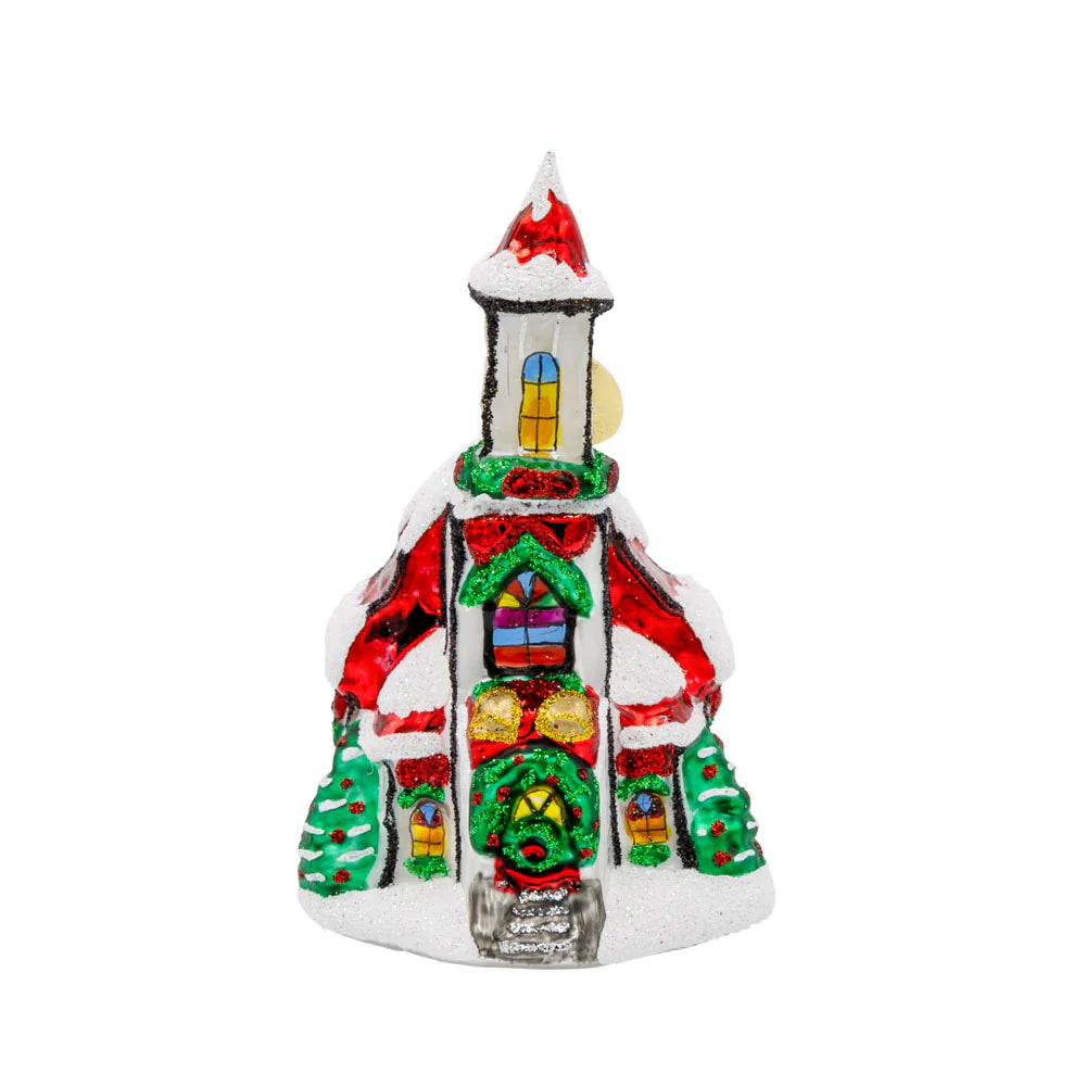 Christopher Radko Holly Bell Chapel Gem Ornament