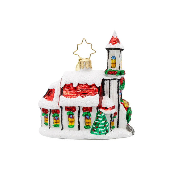 Christopher Radko Holly Bell Chapel Gem Ornament