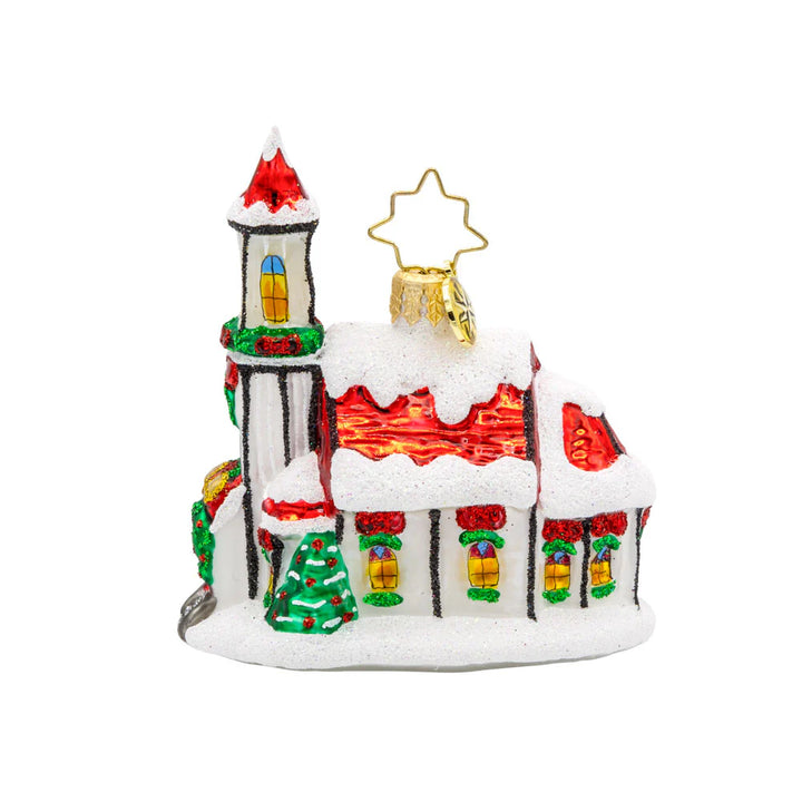Christopher Radko Holly Bell Chapel Gem Ornament