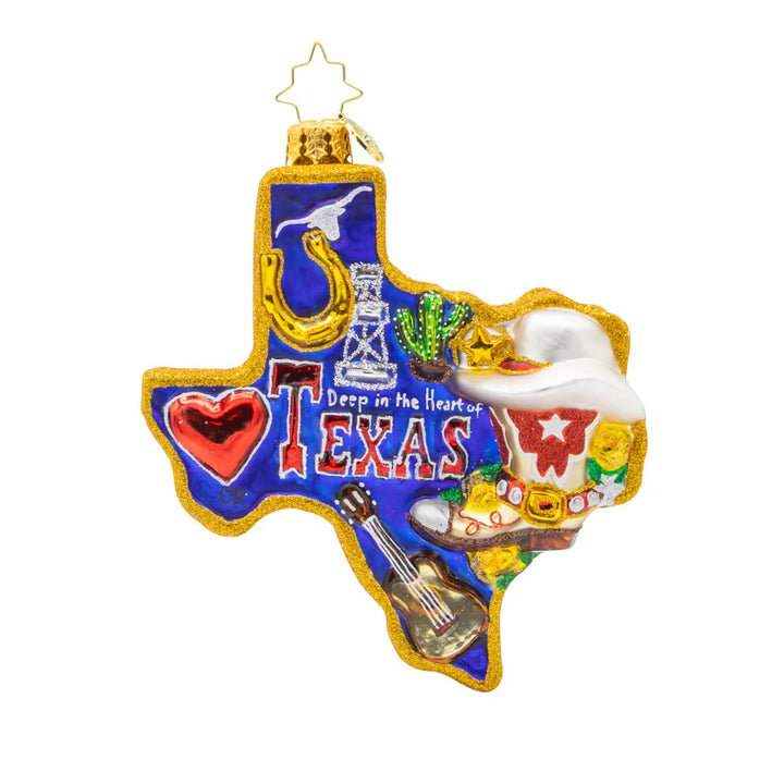 Christopher Radko Lone Star Pride Ornament