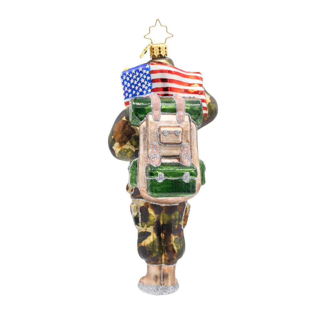 Christopher Radko Yuletide Trooper Ornament