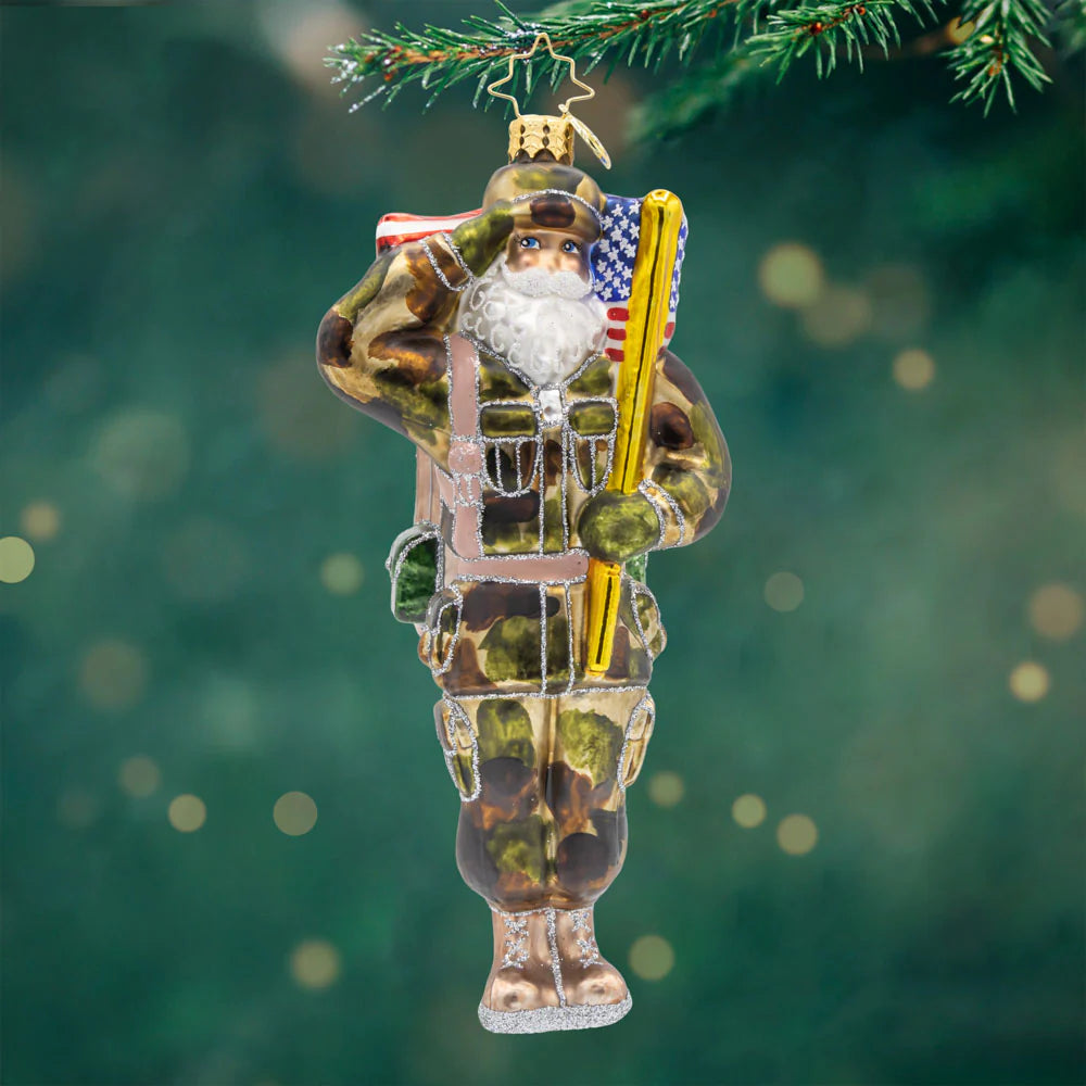 Christopher Radko Yuletide Trooper Ornament