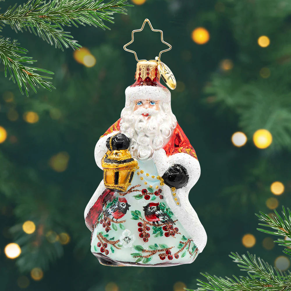Christopher Radko Cardinal Kris Kringle Gem Ornament