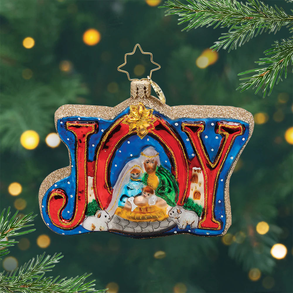 Christopher Radko Holy Harmony Gem Ornament