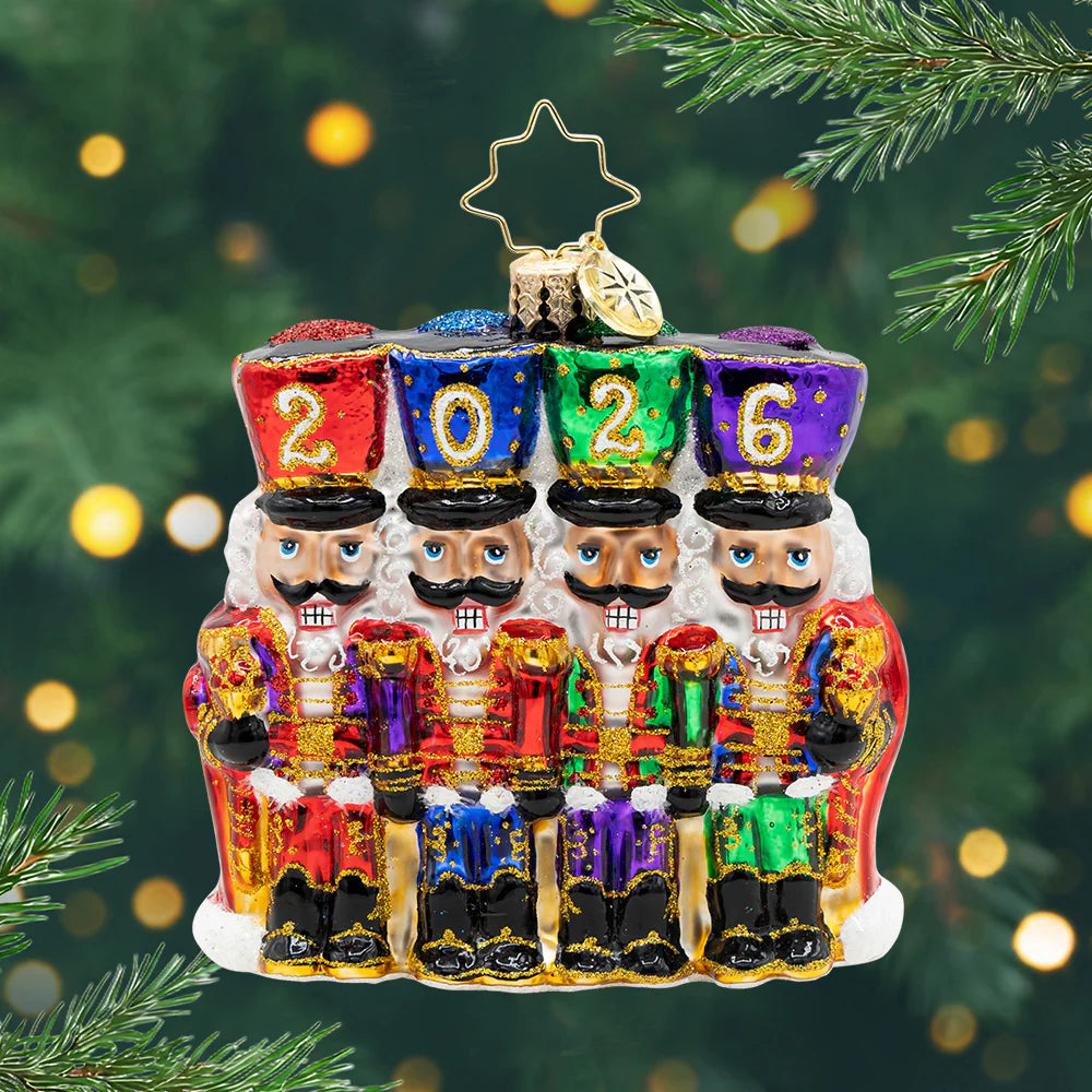 Christopher Radko 2026 Marching Guardians Gem Ornament