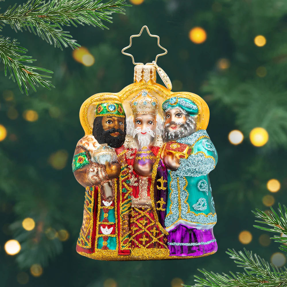 Christopher Radko Journey of the Wise Men Gem Ornament