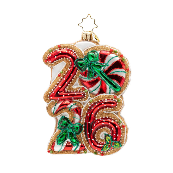 Christopher Radko Sweet Start to 2026 Ornament