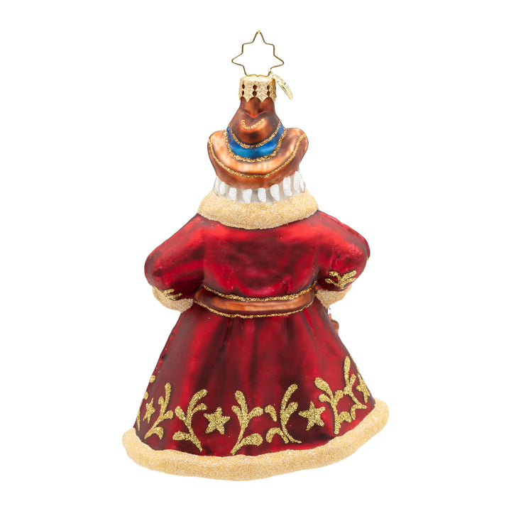 Christopher Radko Jingle Spurs Santa Ornament