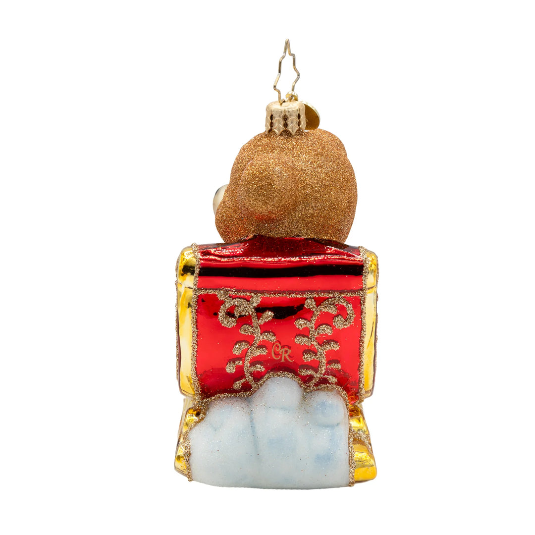 Christopher Radko Beary Merry Sleigh Ornament