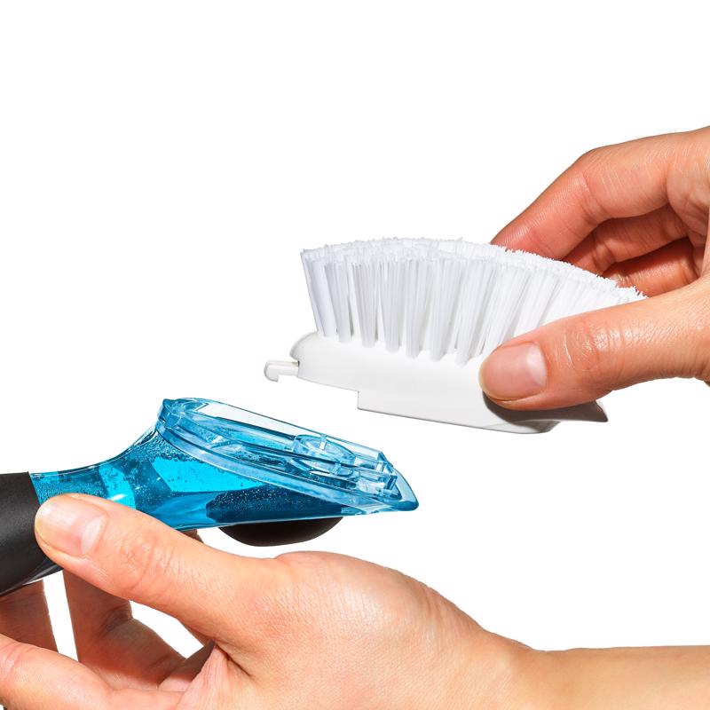 OXO Good Grips Medium Bristle Soap Dispenser Dish Brush