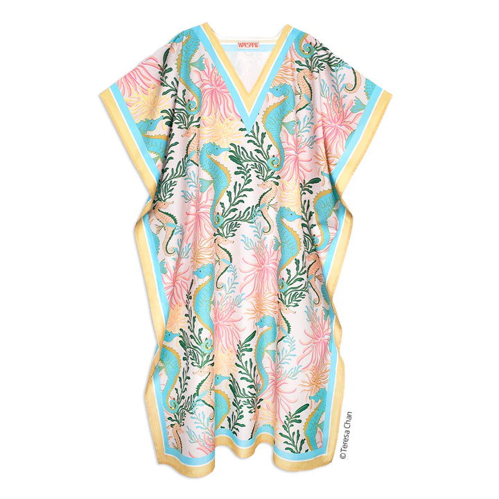 WerkShoppe Women's Caftan Seahorses