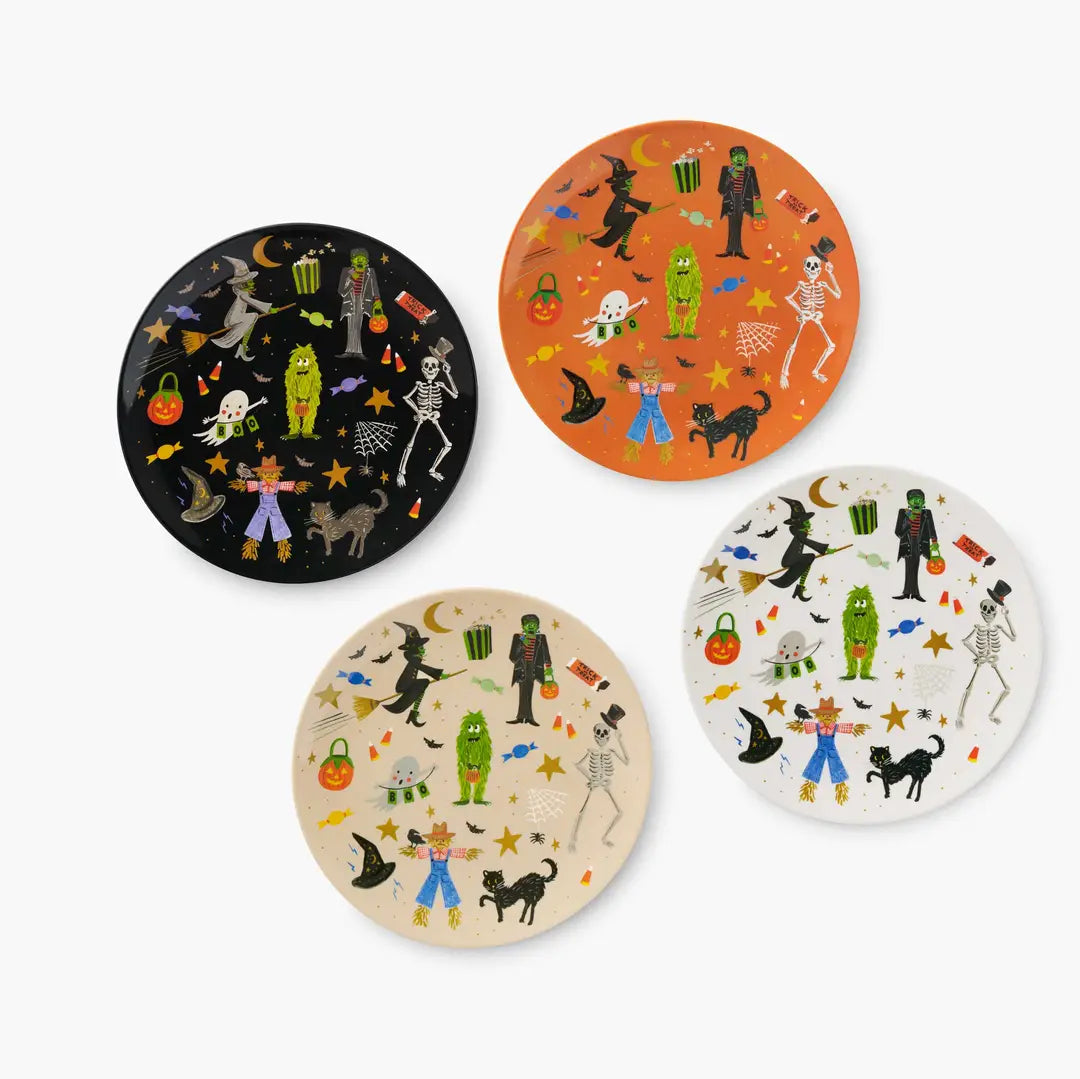 Rifle Paper Co. Halloween Parade Melamine Dessert Plate