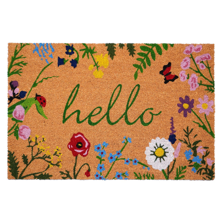 Calloway Mills Floral Hello Doormat
