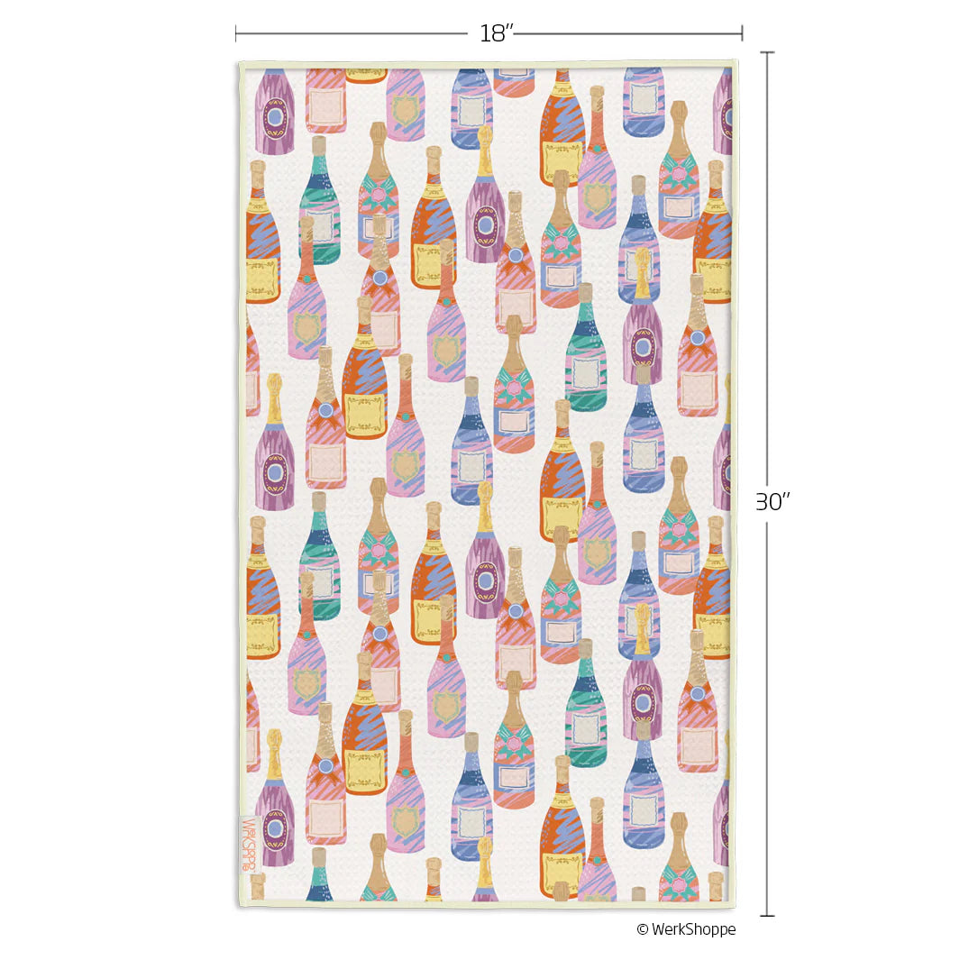 Werkshoppe Champs & Coupes Microfiber Kitchen Towel