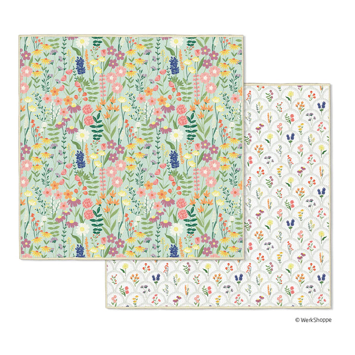 Werkshoppe Wildflowers Microfiber Dishcloths