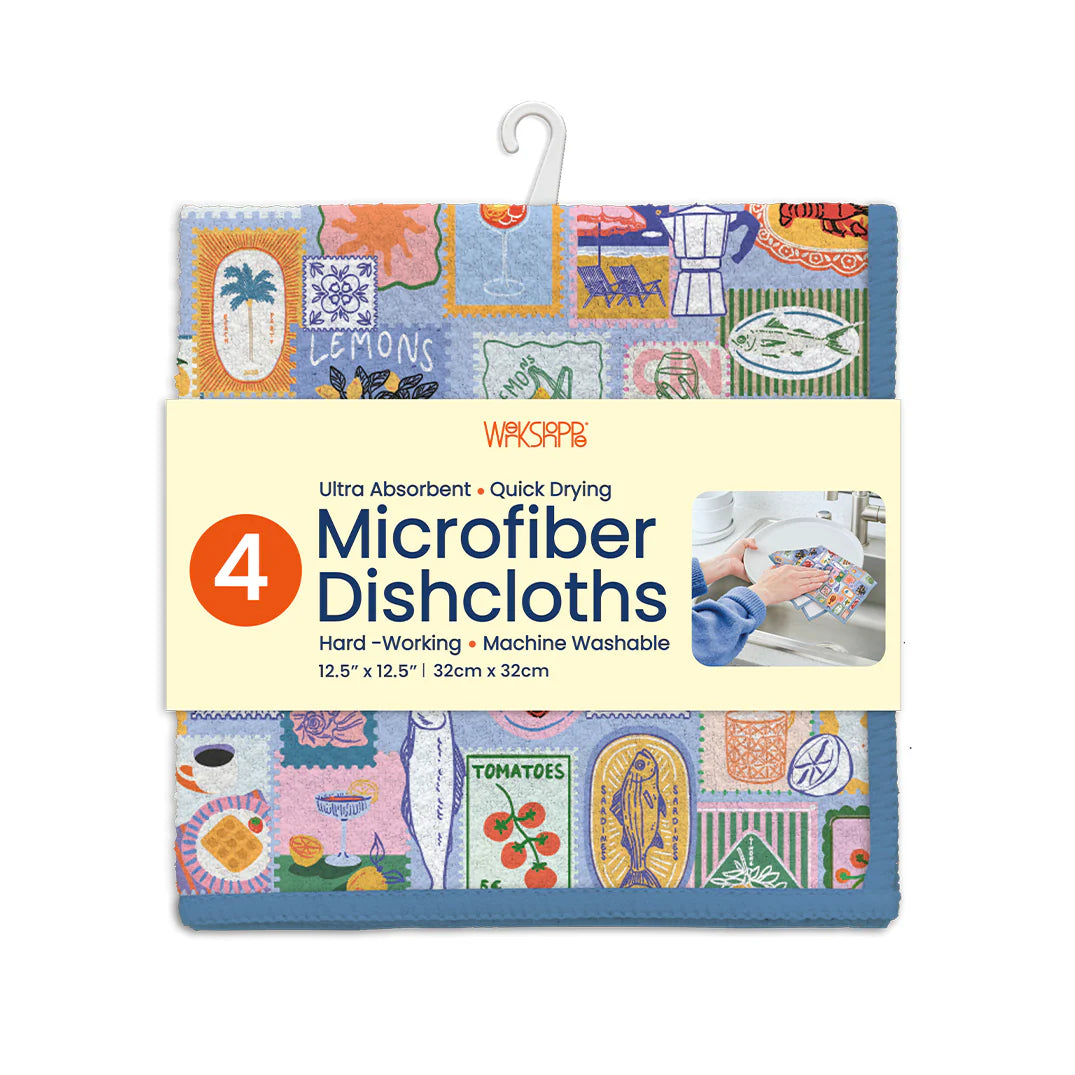 Werkshoppe Mediterranean Summer Microfiber Dishcloths