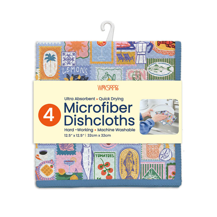 Werkshoppe Mediterranean Summer Microfiber Dishcloths