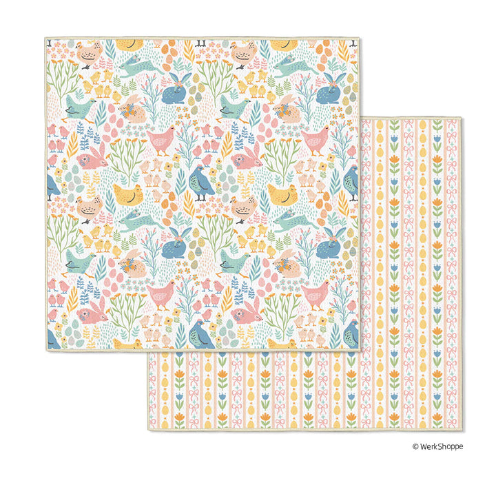 Werkshoppe Springtime Friends Microfiber Dishcloths
