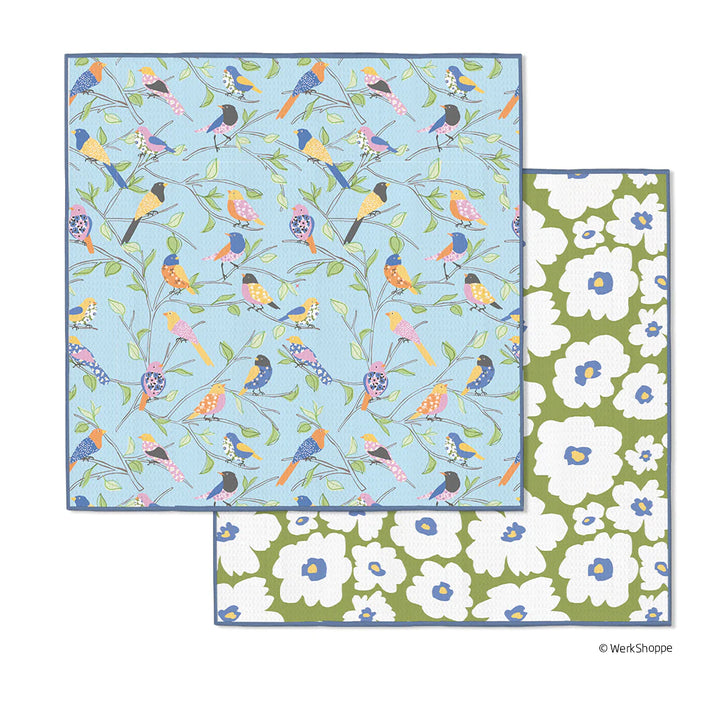 Werkshoppe Floral & Finch Microfiber Dishcloths