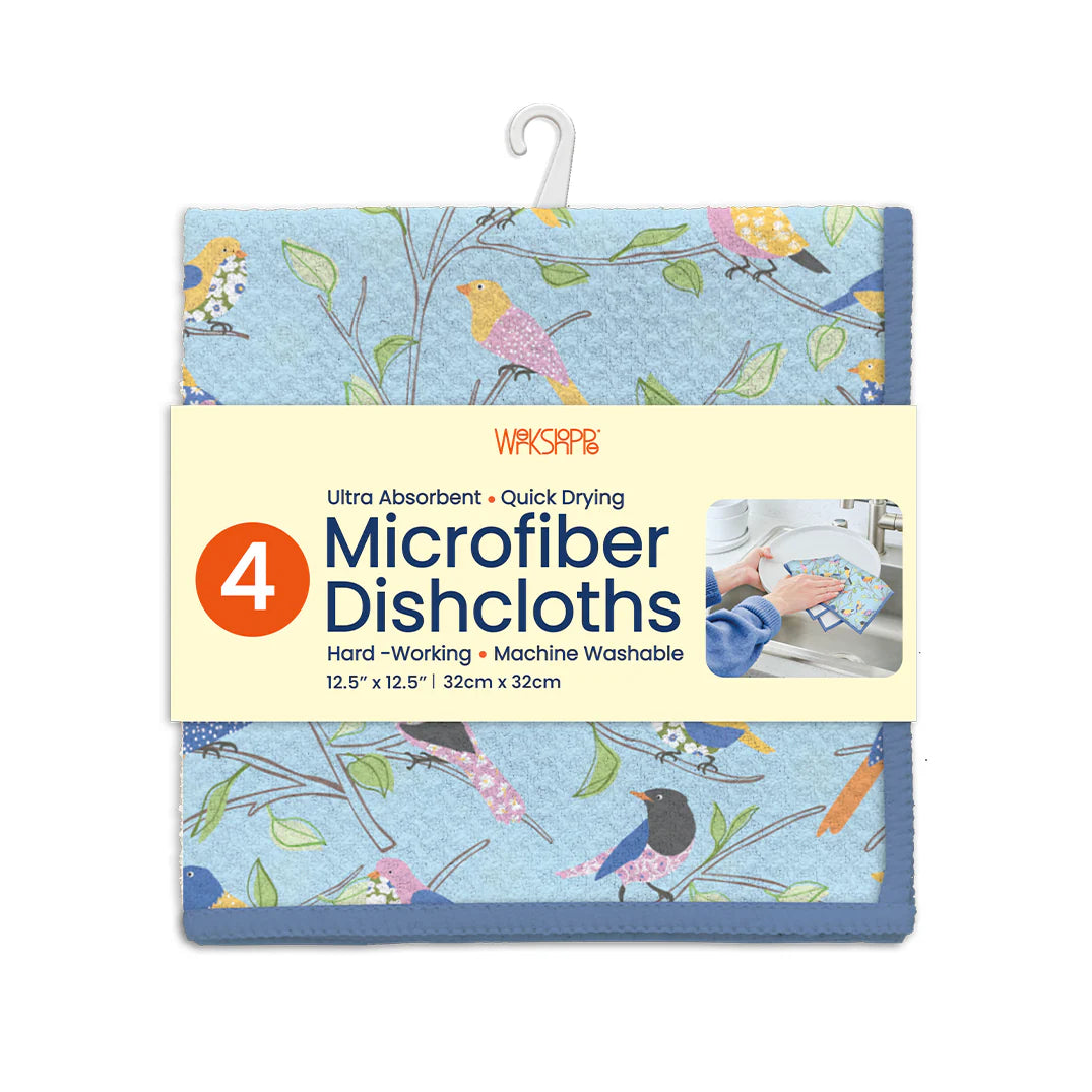 Werkshoppe Floral & Finch Microfiber Dishcloths