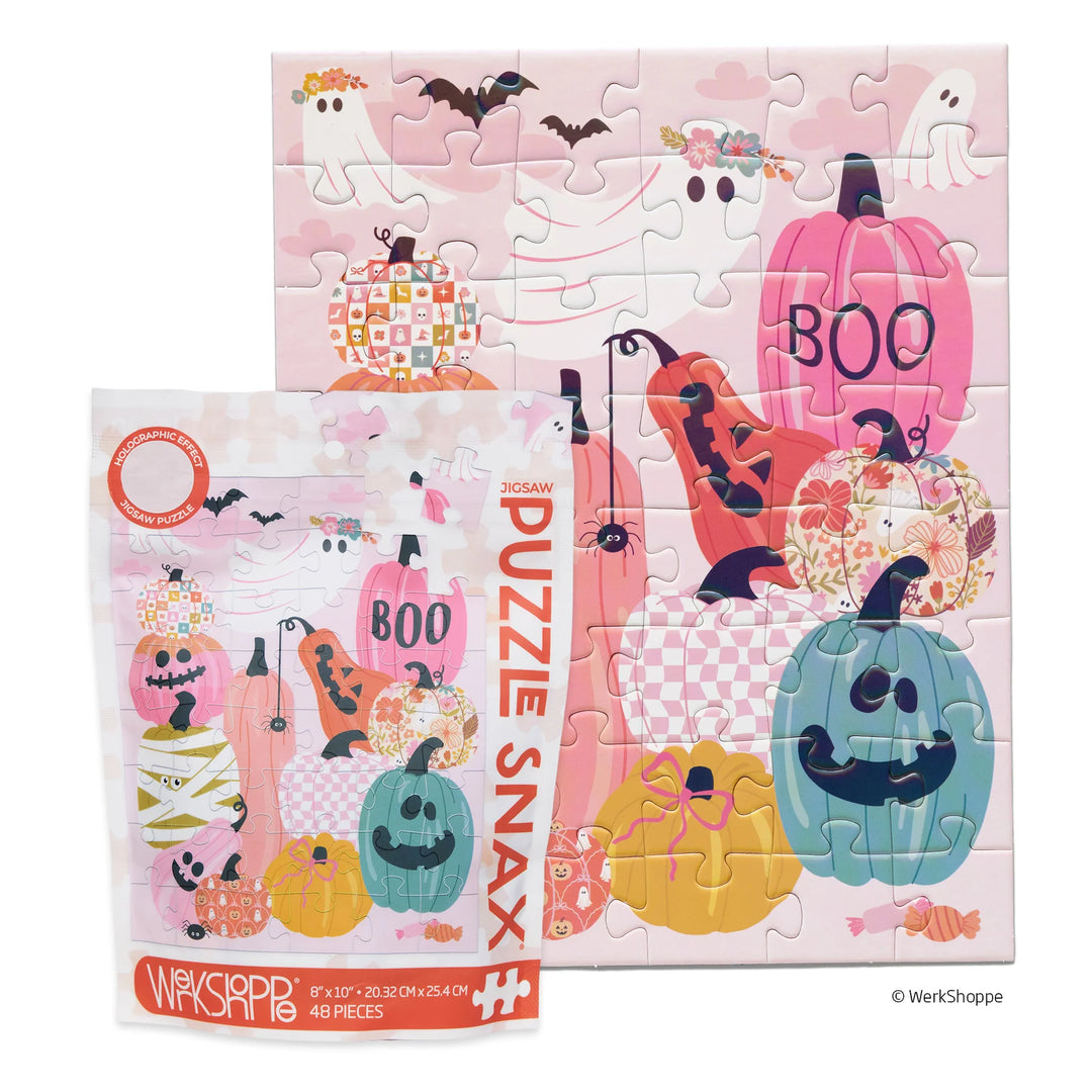 Werkshoppe Pumpkin Party Puzzle Snax Pouch