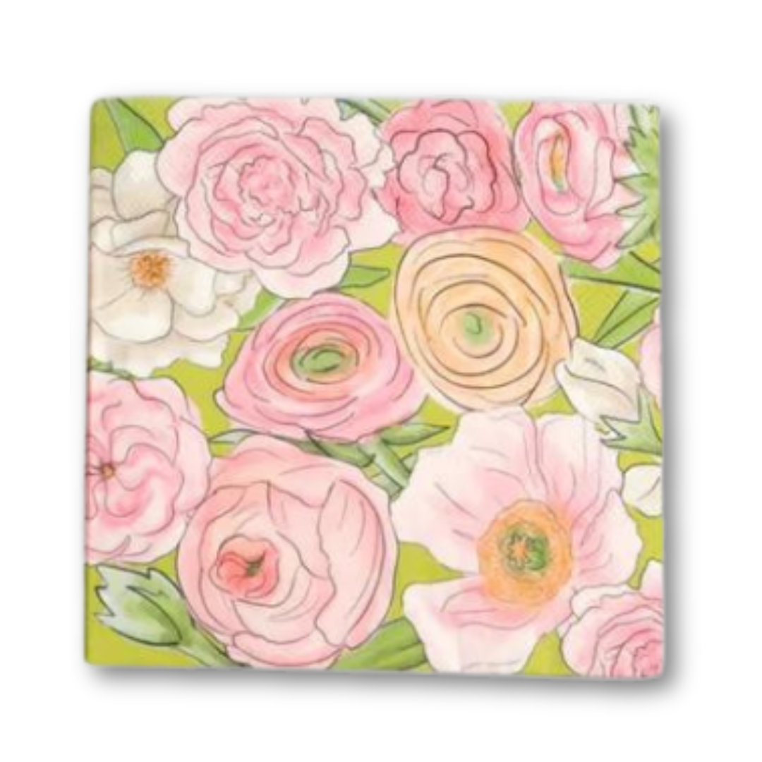 Fabuplates - Paper Luncheon Napkins - Fabulous Floral