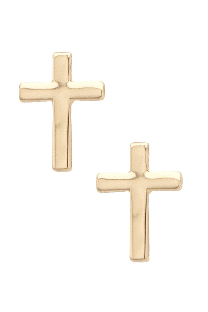 Eloise Cross Stud Earrings
