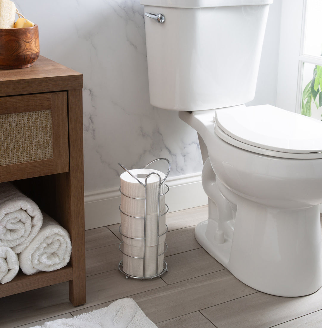 Cade Chrome Toilet Paper Reserve