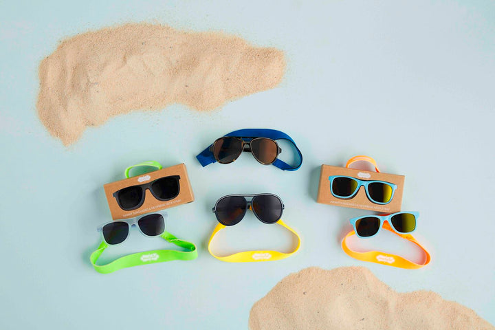 Baby Boys' Sunglass & Strap Set