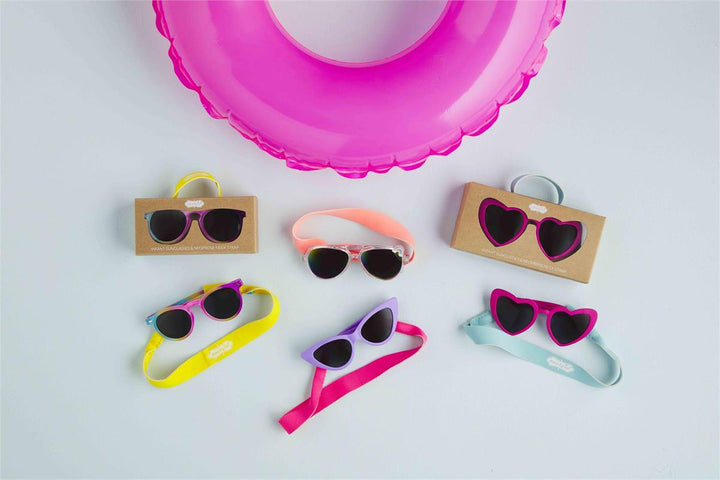 Baby Girls' Sunglass & Strap Set