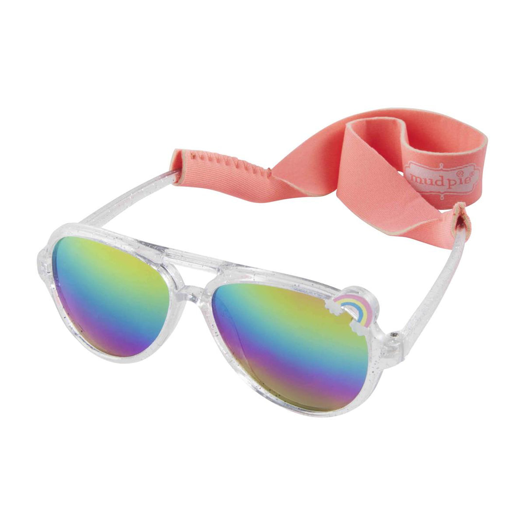 Baby Girls' Sunglass & Strap Set